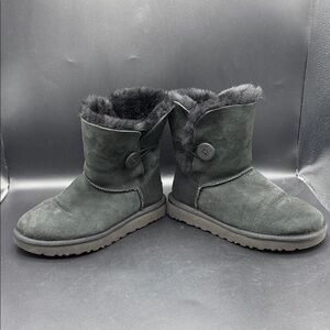 NWOB UGG Black Fur-Lined Winter Boots